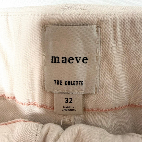 Women's Maeve The Colette Wide Leg Pants Size 32 Off white - Picture 4 of 5